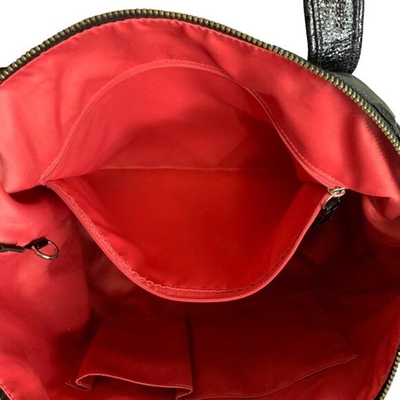 COACH Poppy Black Special Edition Signature Canvas Tote - Picture 7 of 9